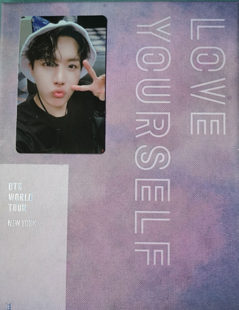 ON HAND] BTS LOVE YOURSELF NEW YORK DVD, with J-HOPE / HOBI PC 