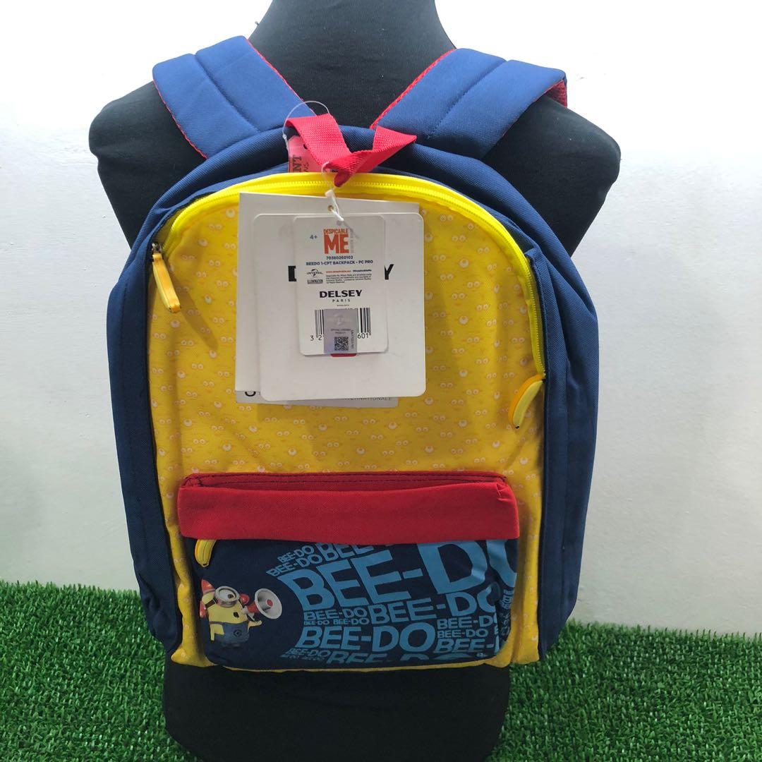 Delsey minion backpack cheap