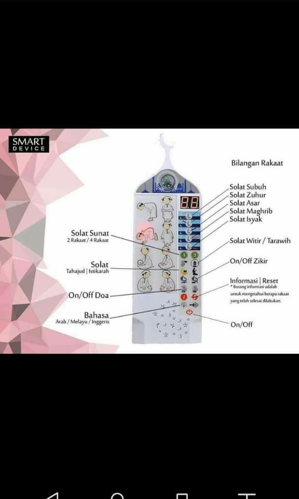 Panduan Solat Digital Mobile Phones Tablets Mobile Tablet Accessories Mobile Accessories On Carousell