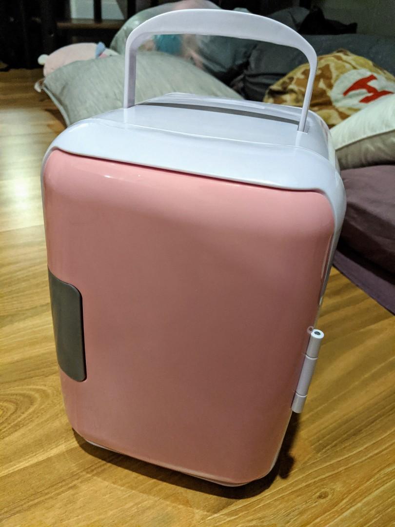 Pink Mini Fridge Refrigerator 4L, TV & Home Appliances, Kitchen