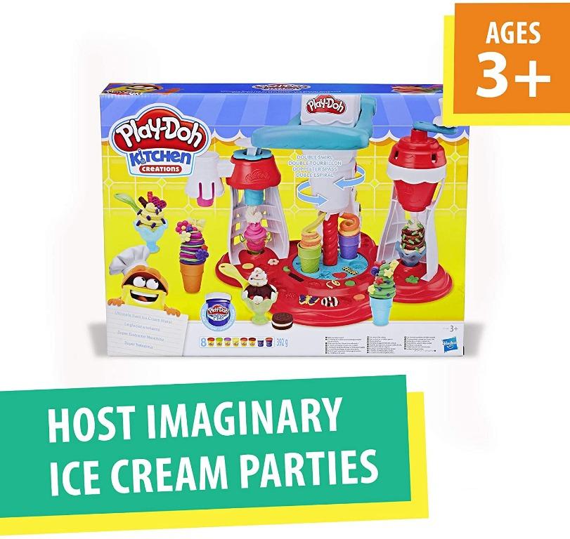 Playdoh Kitchen Creations Ultimate Swirl Ice Cream Maker Modelling Clay Set Babies Kids Toys Walkers On Carousell