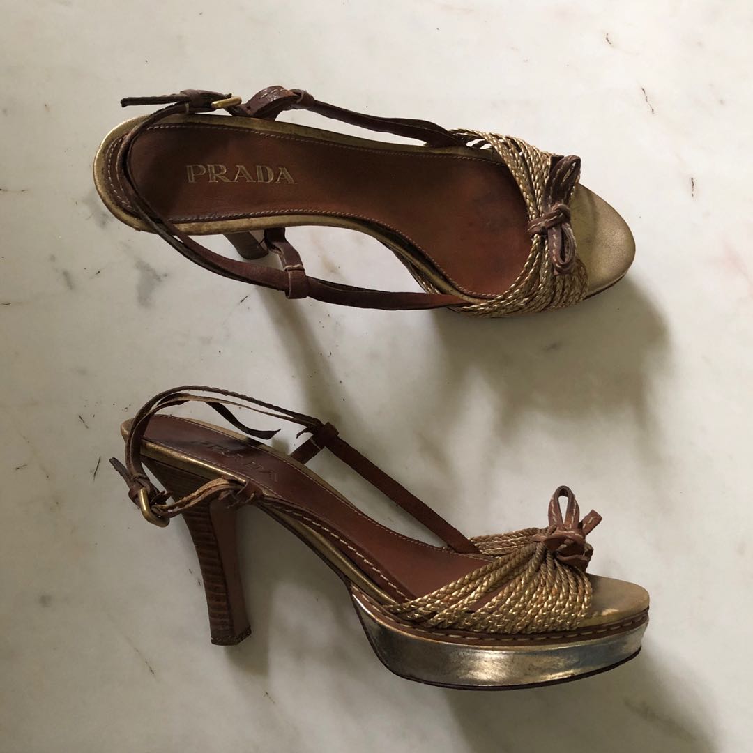 Prada Heels EU 37.5 / US 6 / UK 4.5 