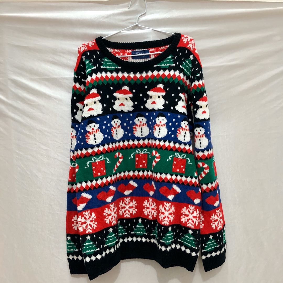 Christmas sweater pull and bear hot sale
