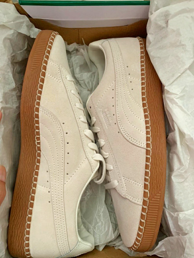 Puma suede classic hot sale blanket stitch