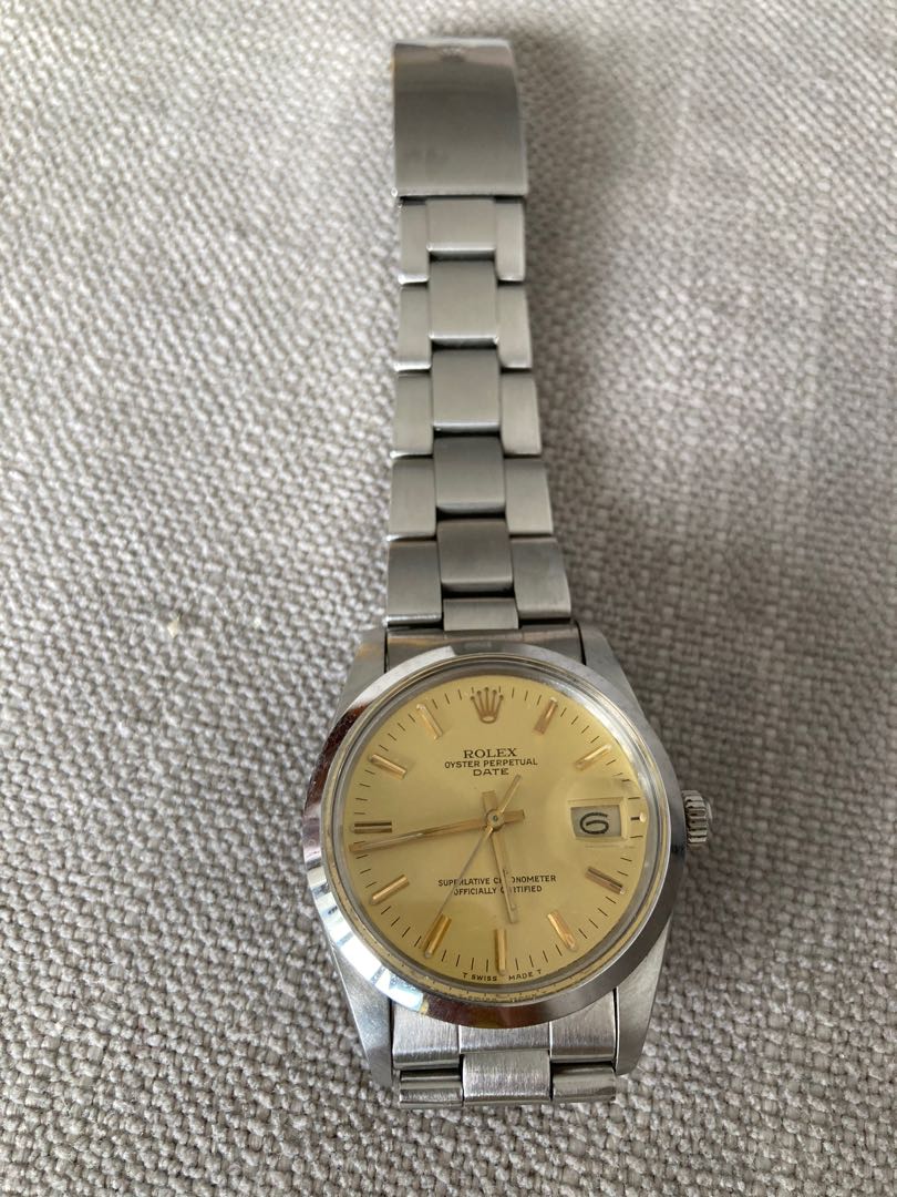 Champagne face rolex cheap