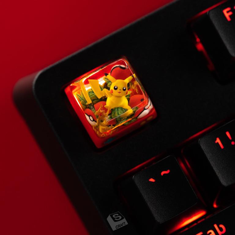 S Craft Artisan Pokemon Resin Keyboard Keycaps Electronics Computer Parts Accessories On Carousell