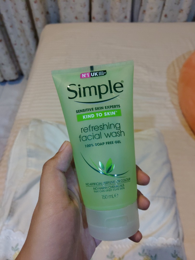 simple refreshing facial