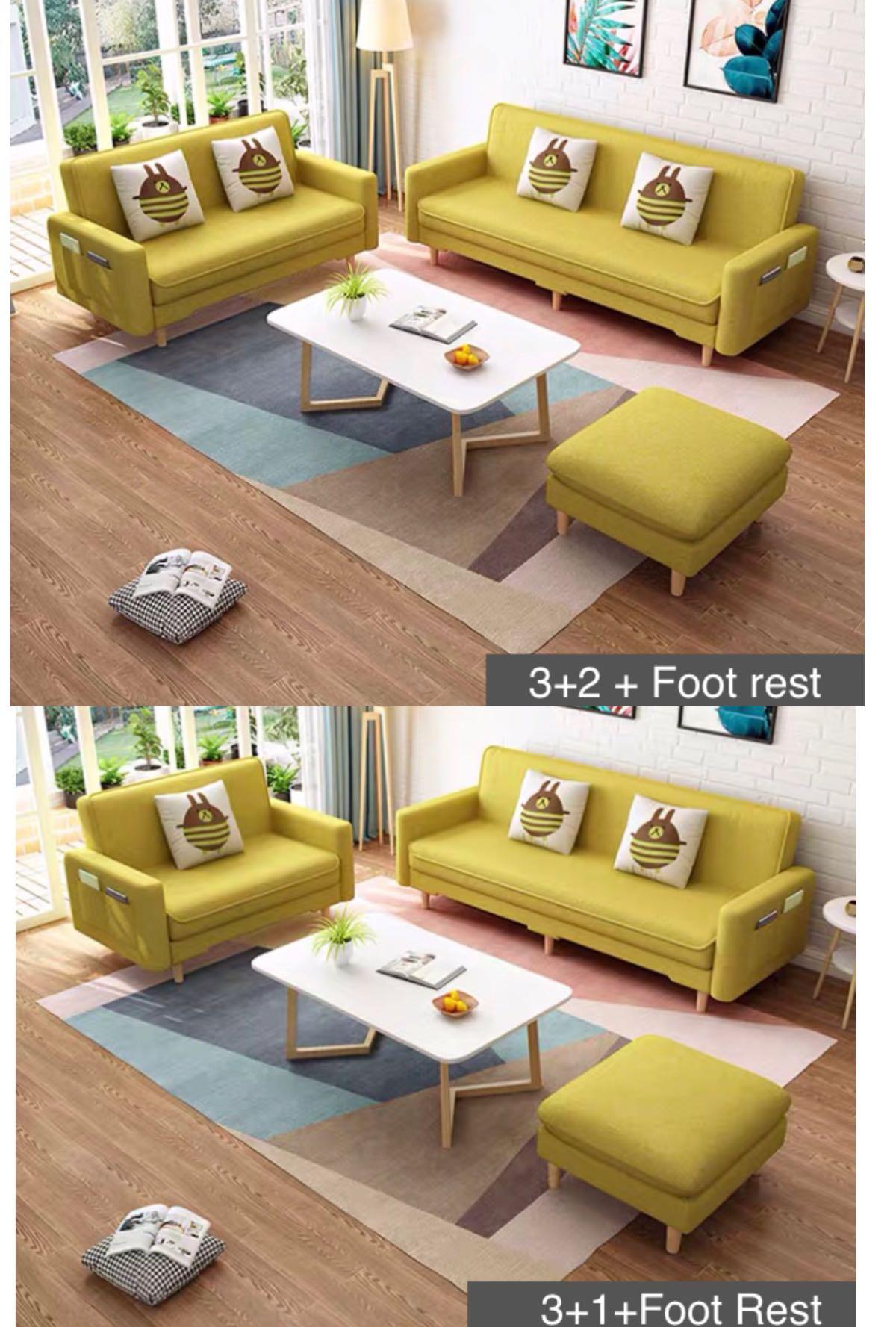 Sofa Bed SB3104( Free Delivery), Furniture, Sofas on Carousell