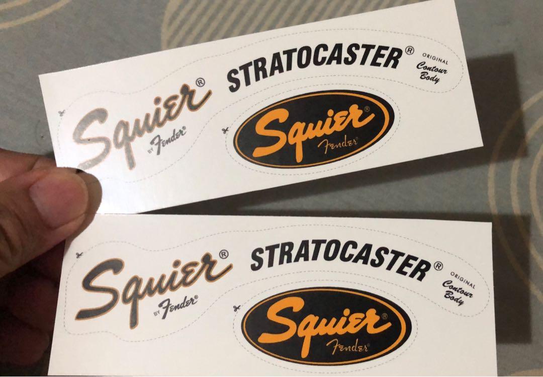 Squier cheap stratocaster decal