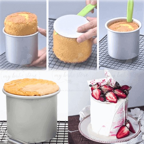 Tall cake on sale pan