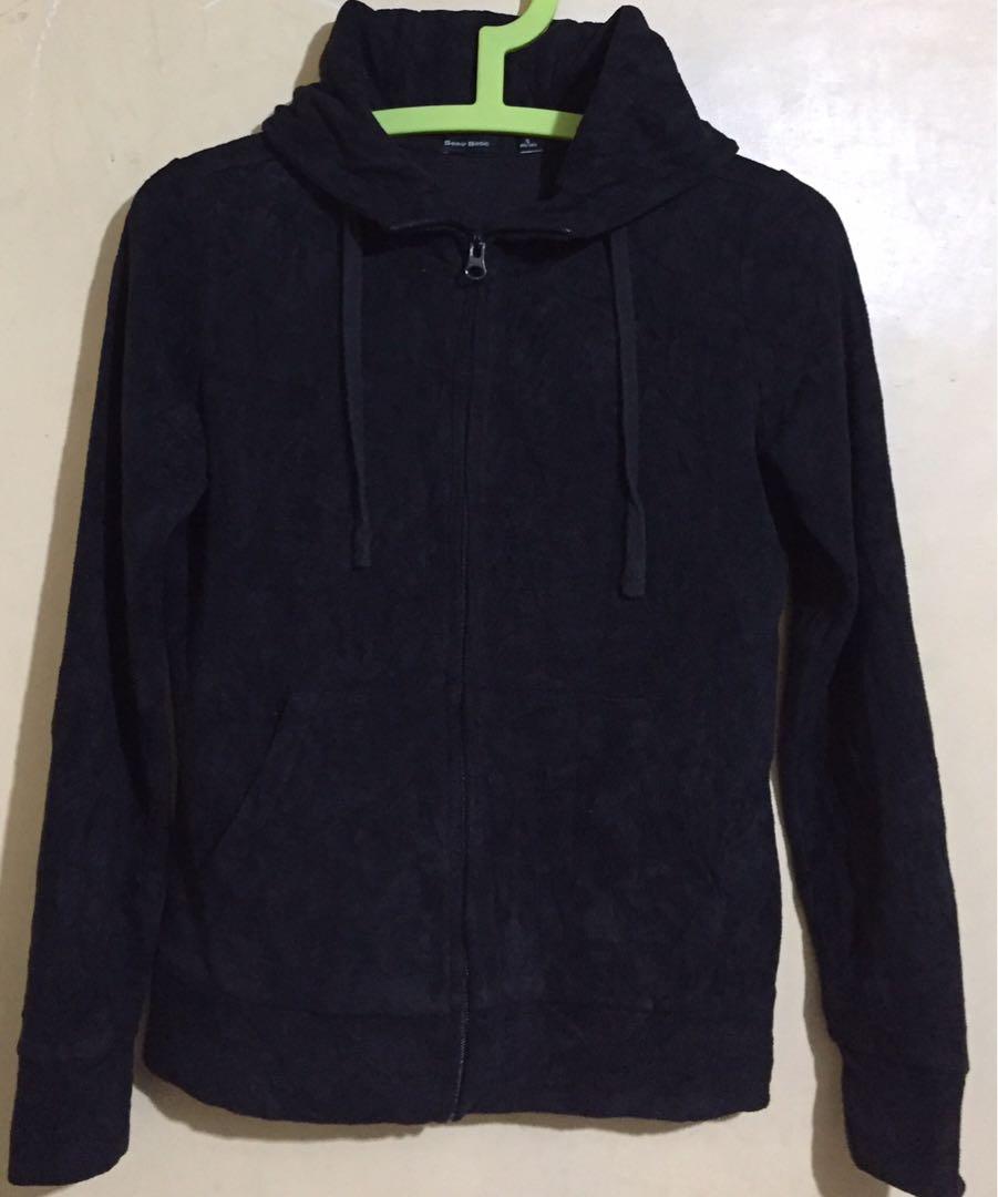 solid color zip up hoodies