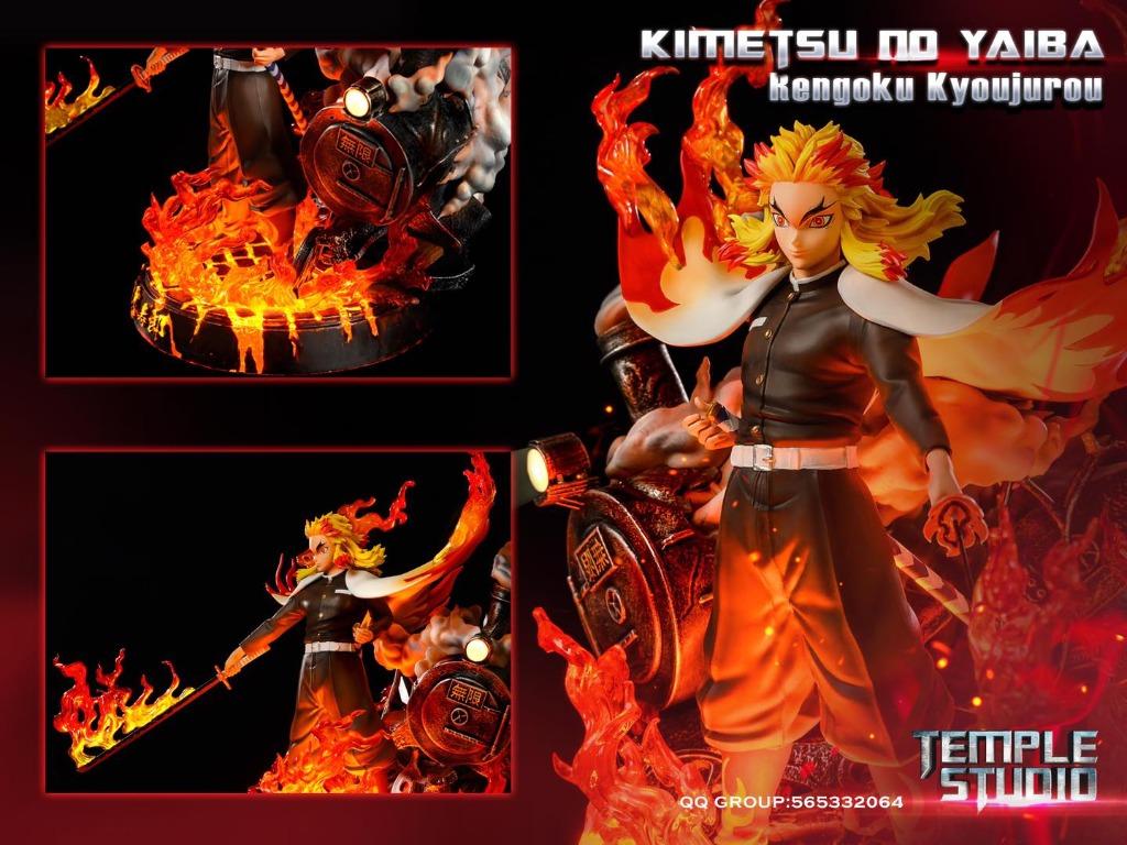 Temple Studio Kimetsu No Yaiba Rengoku Kyoujurou Toys Games Action Figures Collectibles On Carousell