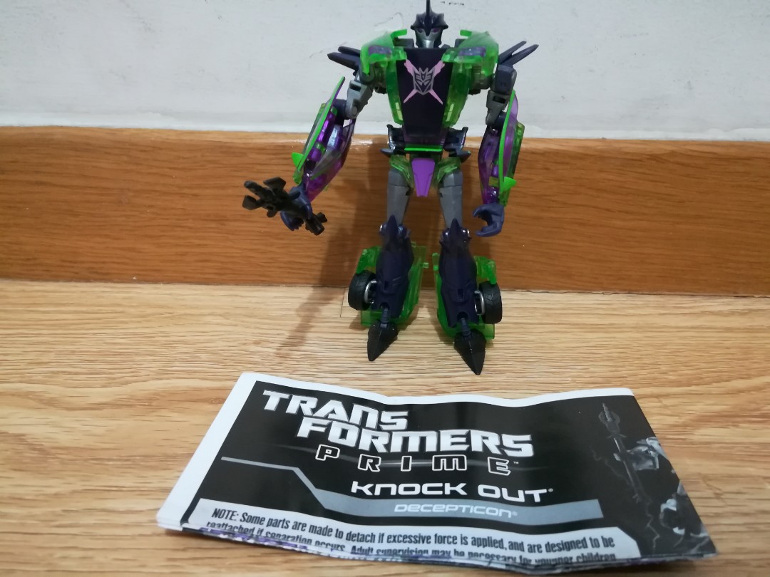 Transformers Prime Dark Energon Knockout Toys Games Bricks Figurines On Carousell