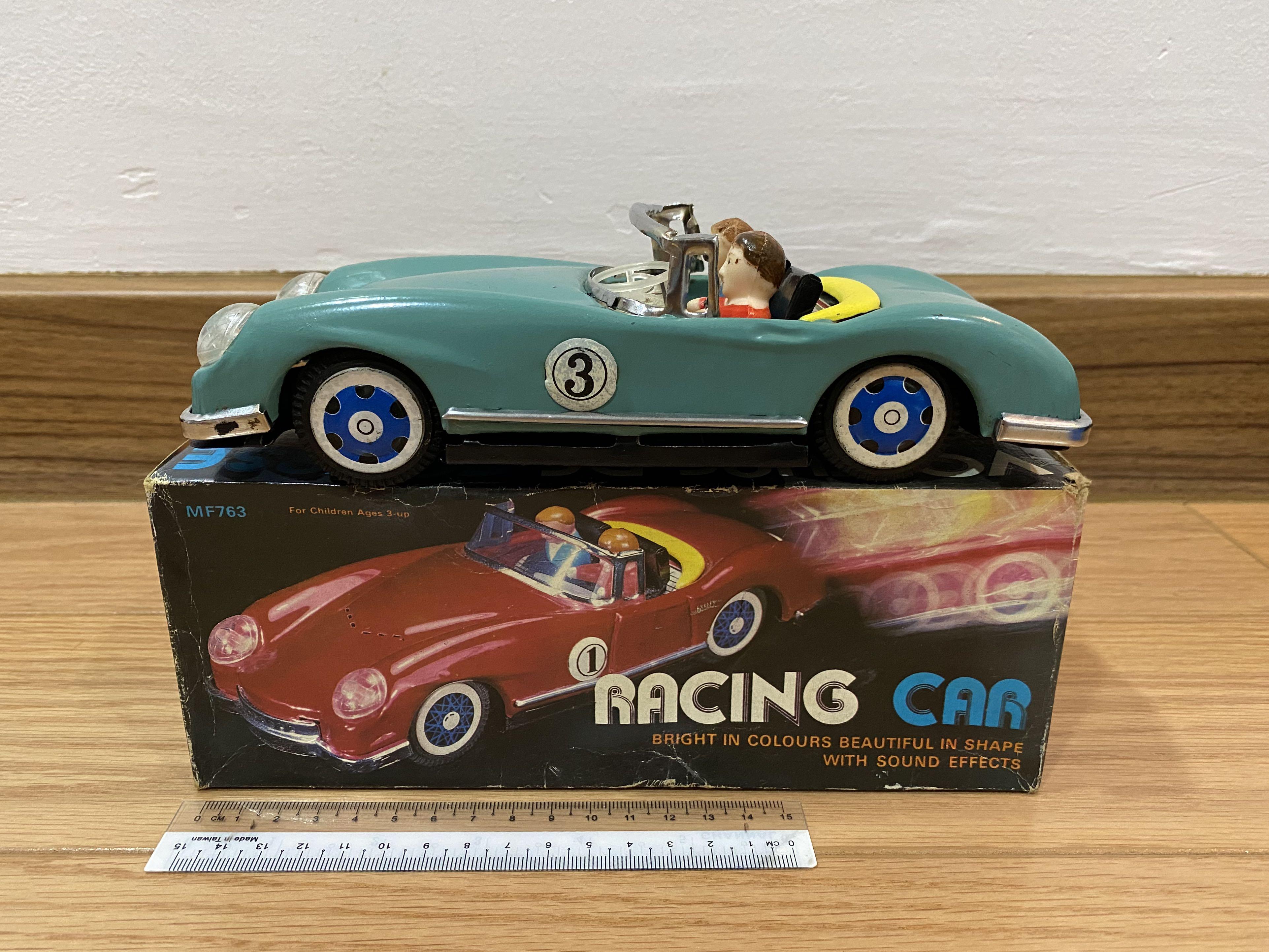 Vintage 1960s Tin Toy Friction Racing Car Mf 763 Toys Games Action Figures Collectibles On Carousell