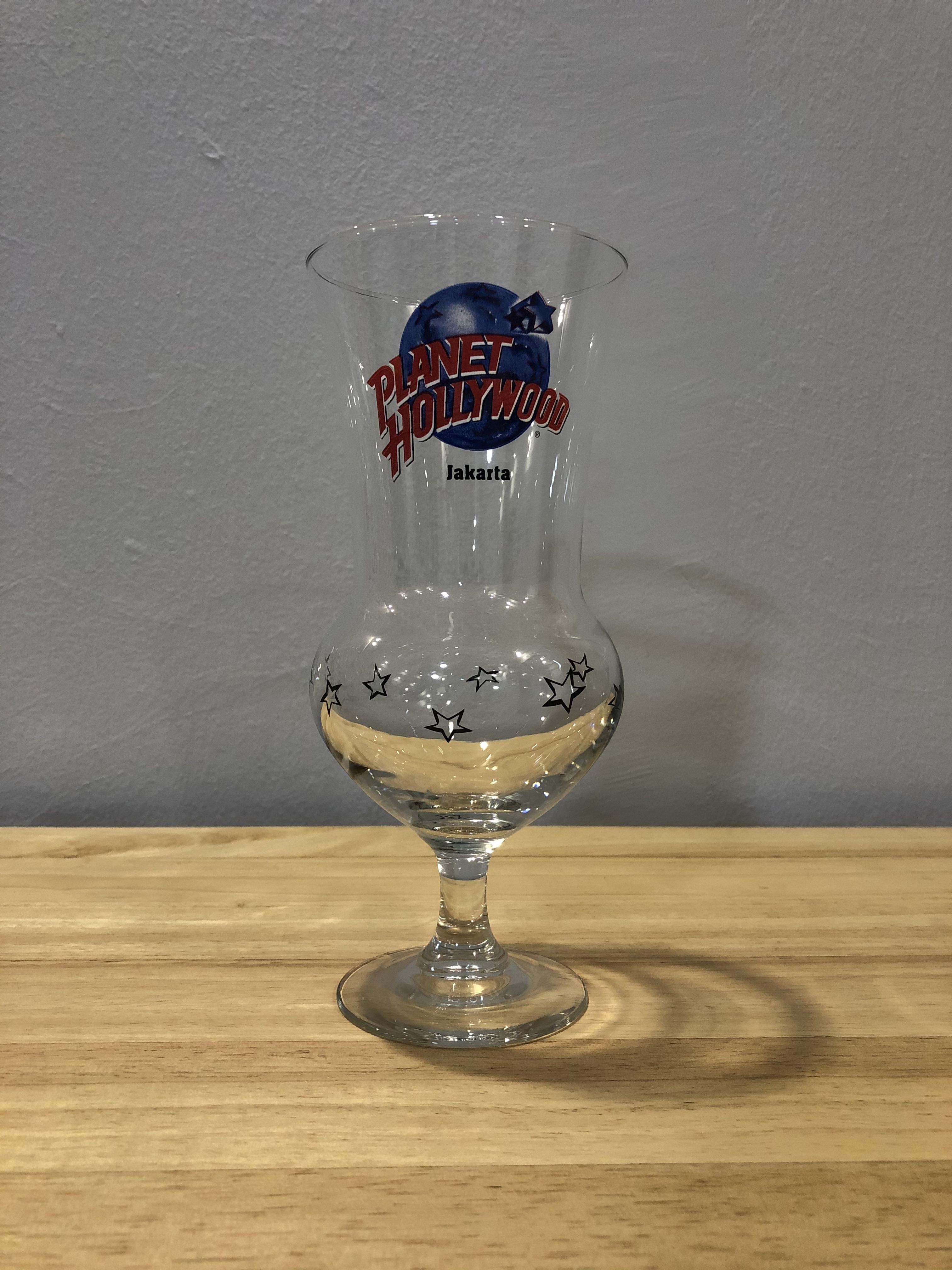 Vintage Hollywood Jakarta Drink Glass (collectible, souvenir