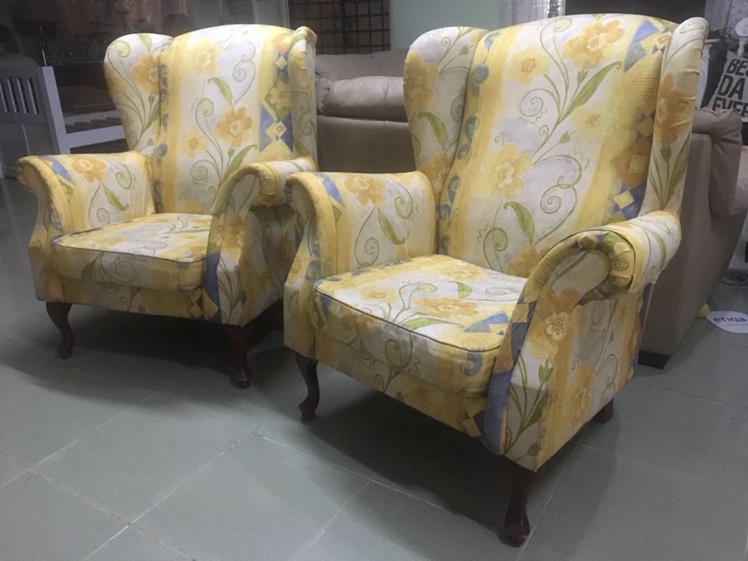 Wing Chair fella design, Furniture & Home Living, Furniture, Chairs on