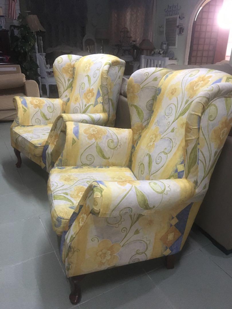 Wing Chair fella design, Furniture & Home Living, Furniture, Chairs on