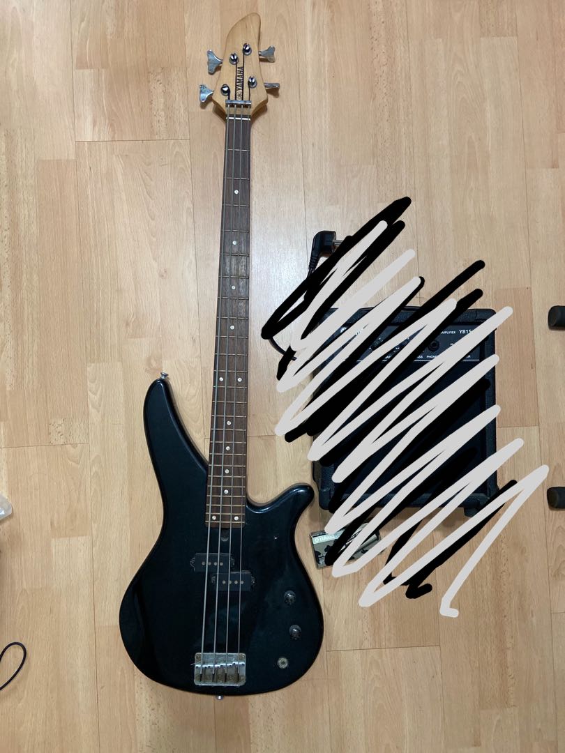 yamaha ERB070 electric bass guitar Hobbies Toys Music Media