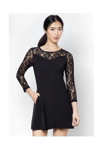 Zalora Black Lace Dress