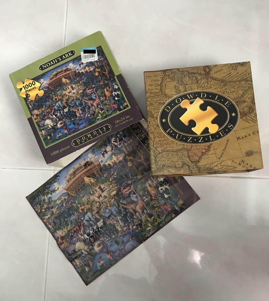 1 000 Pieces Noah S Ark Jigsaw Puzzle Toys Games Others On Carousell