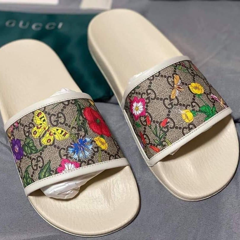 gg floral slides