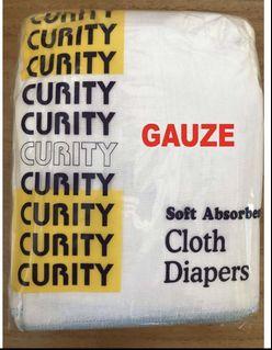12 pcs Curity Gauze Diaper lampin 