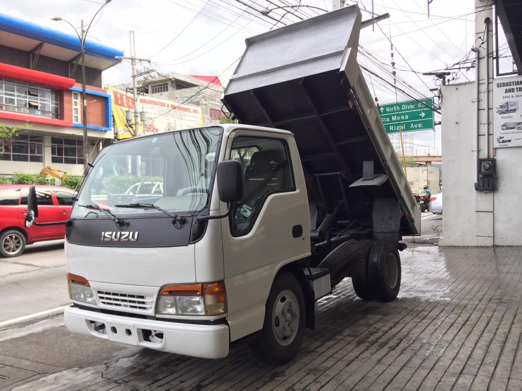 2019 Isuzu elf mini dump truck 10FT 4HF1 engine mechanical molye harap