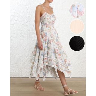 Zimmermann bowie shop pintuck scarf dress