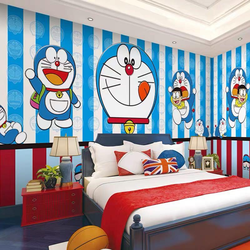 3d Wallpaper Customized Murals Style For Doraemon Furniture Home Decor Others On Carousell