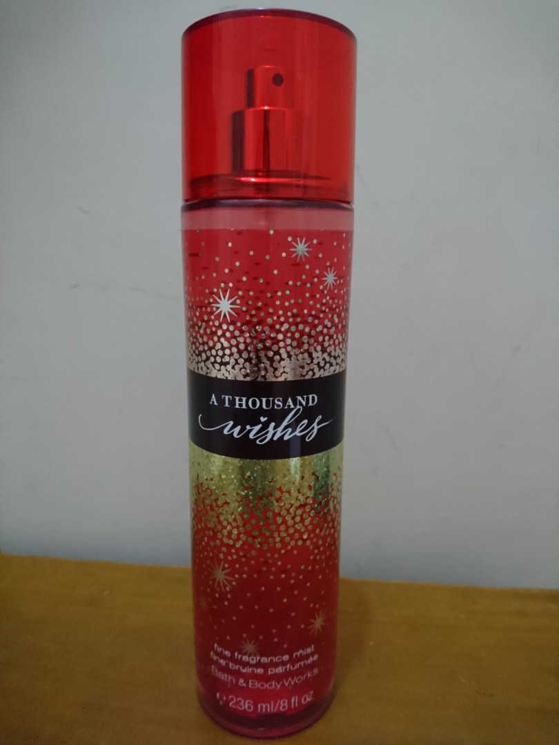 Bath Body Works A Thousand Wishes Mist 236 Ml Bbw Health Beauty Perfumes Nail Care Others On Carousell