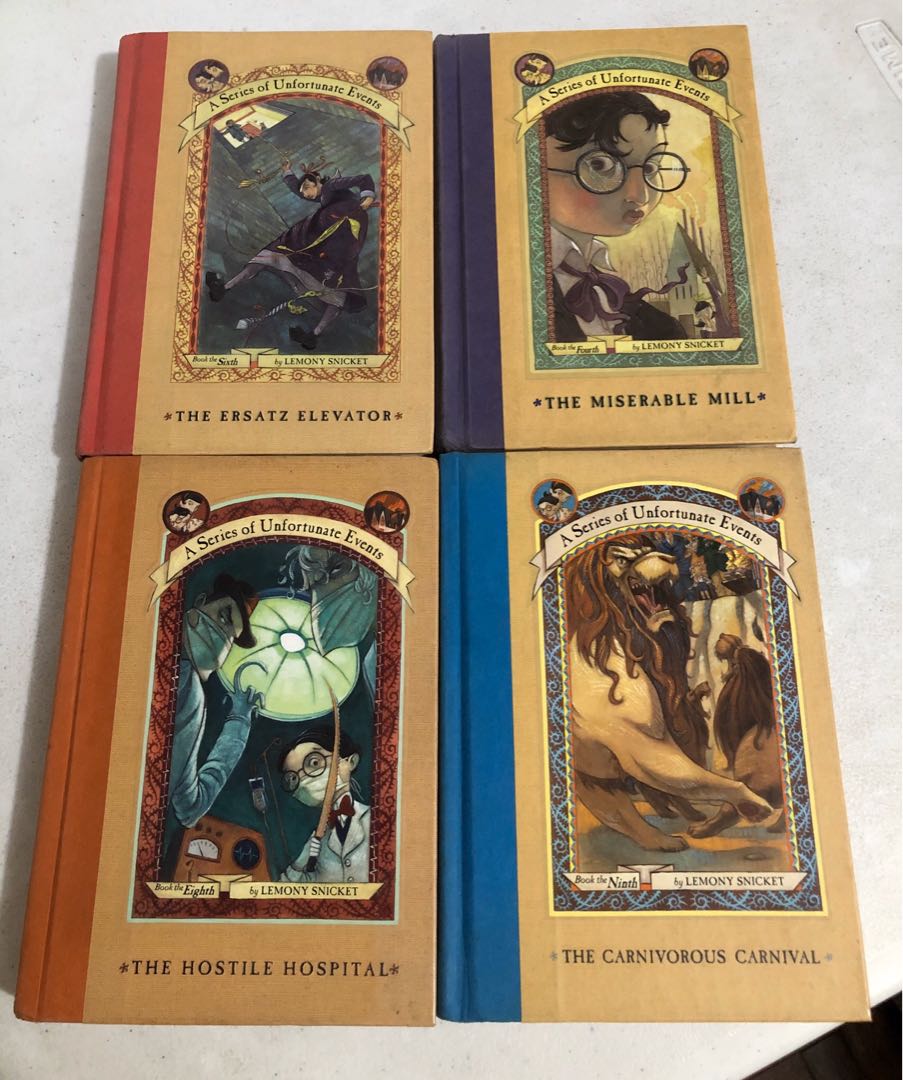 A Series of Unfortunate Events pre-loved books