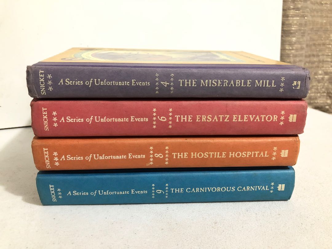 A Series of Unfortunate Events pre-loved books