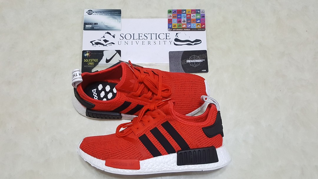 nmd red black