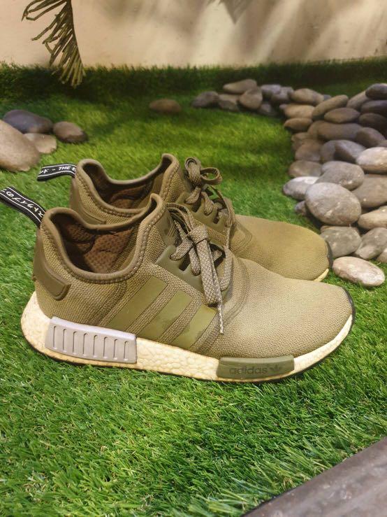 Nmd olive shop green footlocker