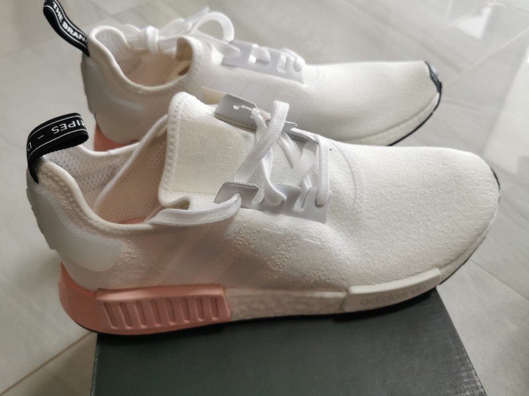 Adidas nmd white pink hombre clearance