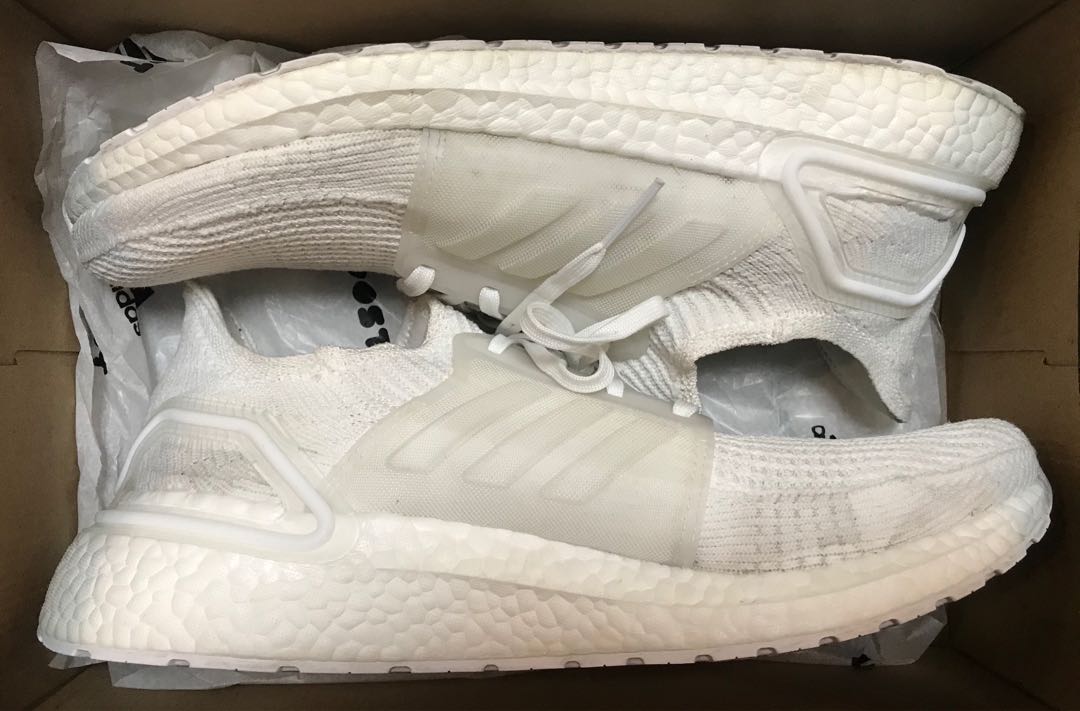 Ultra boost triple white 19 online