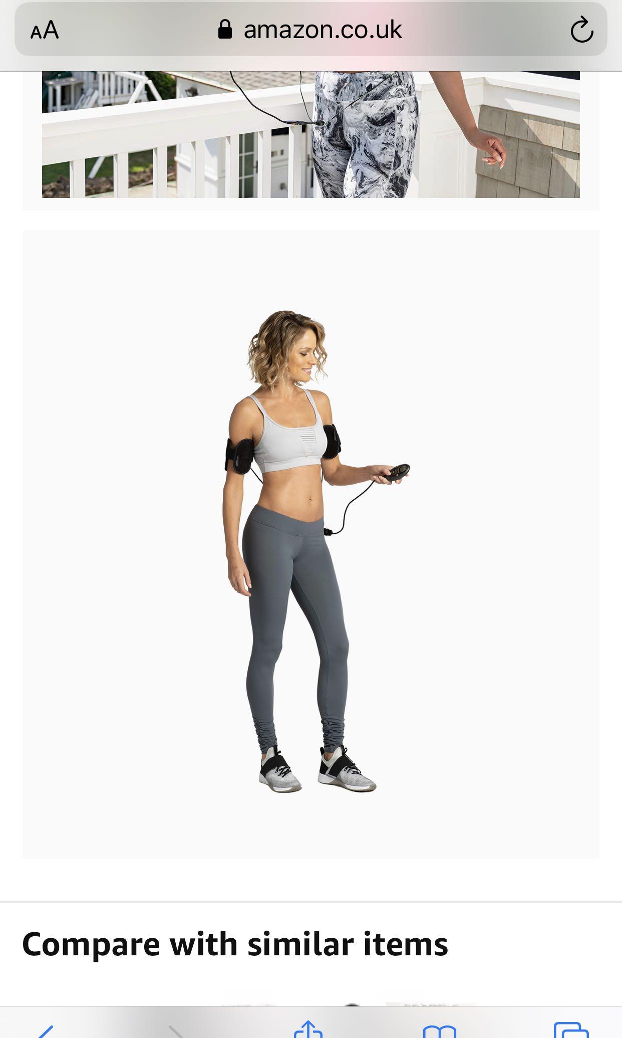 AIBI Slendertone Abs 7 Unisex Abdominal Muscle Toner Set + 2 X Slendertone Rechargeable power