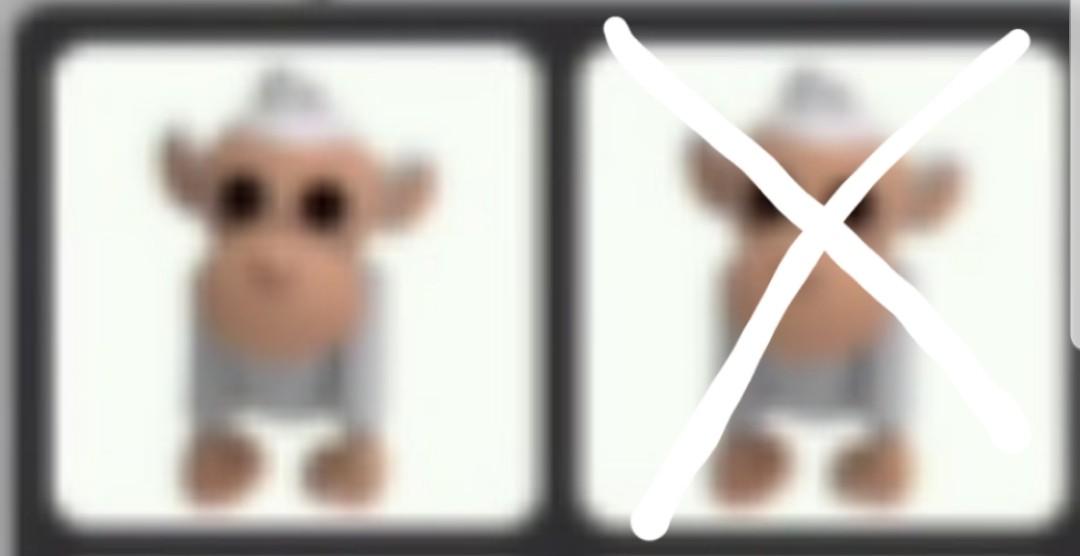 ALBINO MONKEY ADOPT ME, Hobbies & Toys, Toys & Games on Carousell