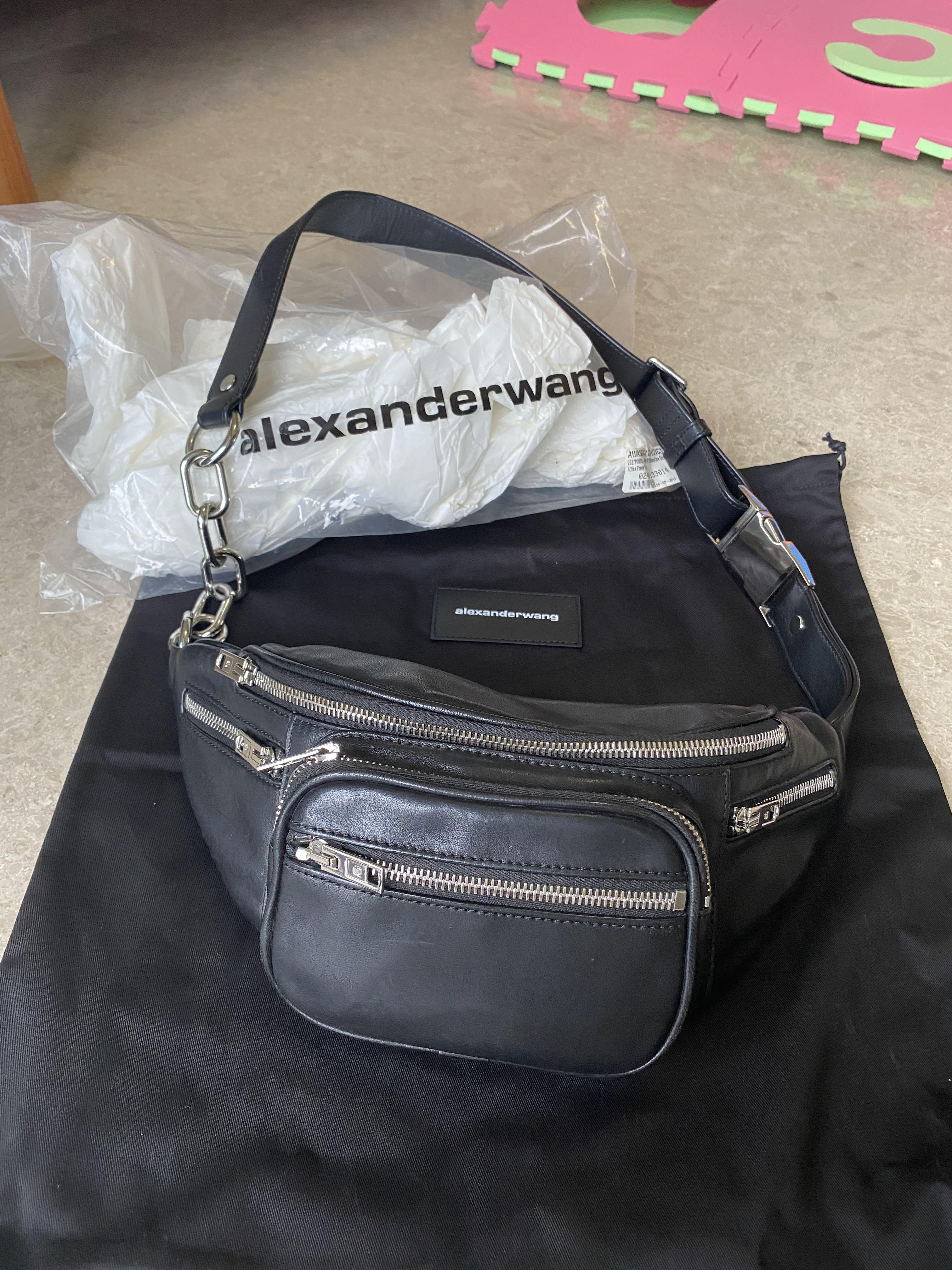 Alexander Wang Black Fanny Pack
