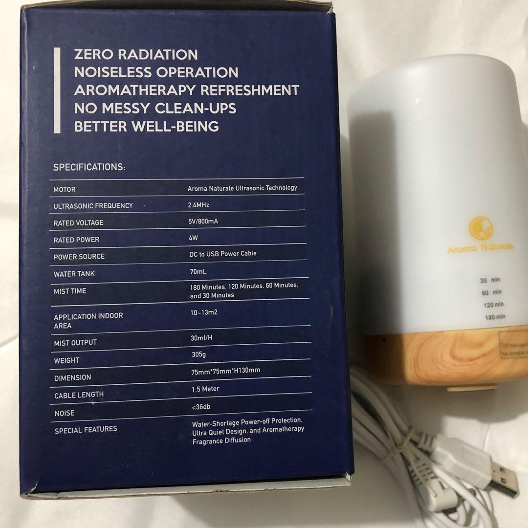 Aroma Naturale Essential Oil Diffuser Home Furniture Home Tools And Accessories On Carousell