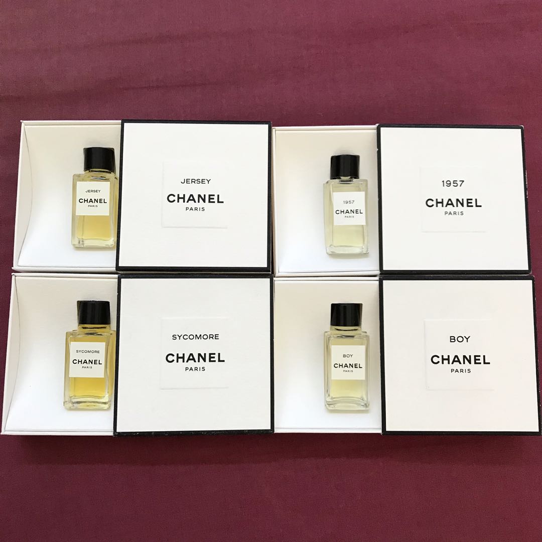 Assorted Chanel perfume samples 4mL