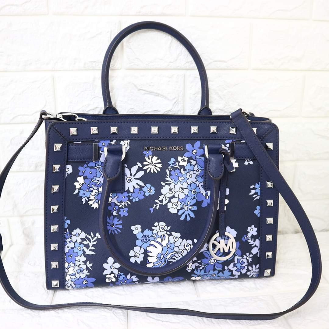 mk floral bag