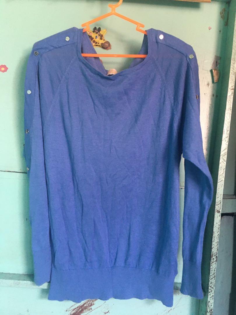 mk blue jacket