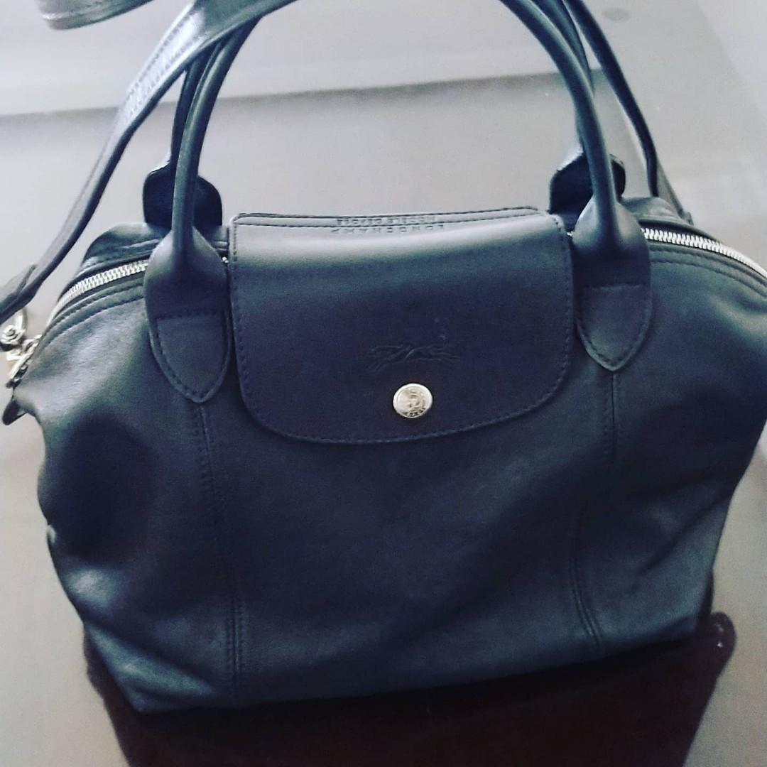 longchamp soft leather bag