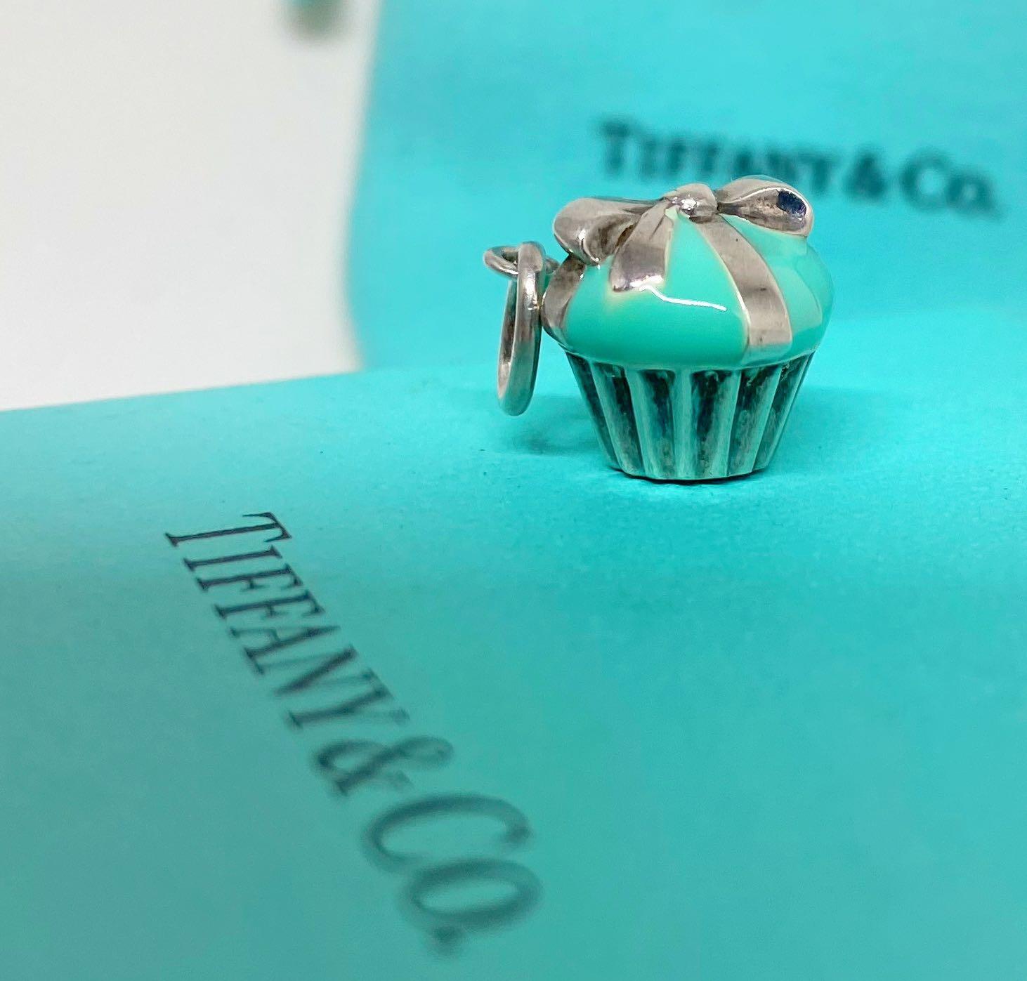 Authentic Tiffany Co Cupcake Charm Pendant Women s Fashion Jewelry Organizers Necklaces on Carousell