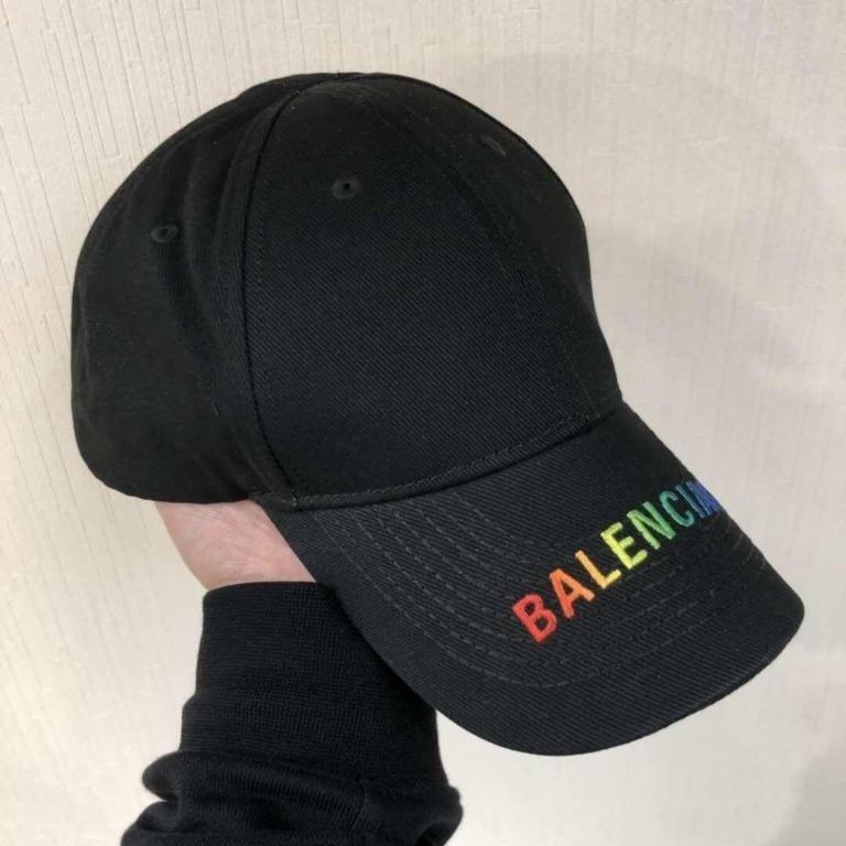 rainbow balenciaga hat