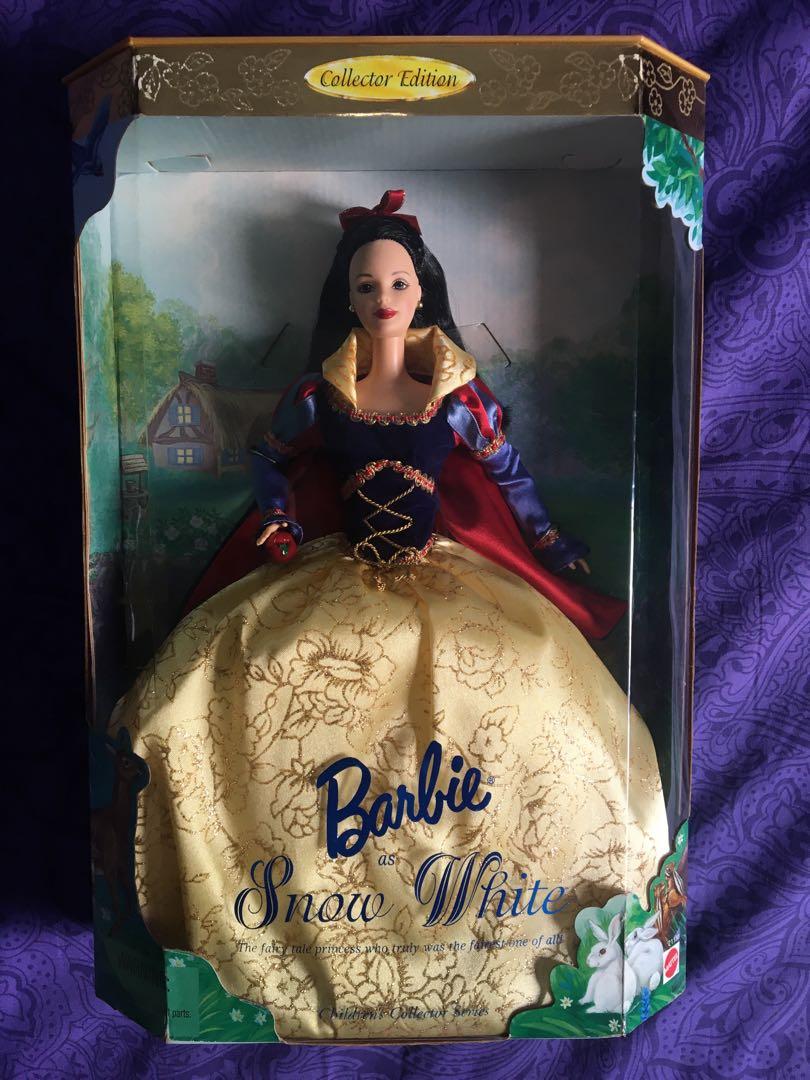 snow white barbie collectors edition