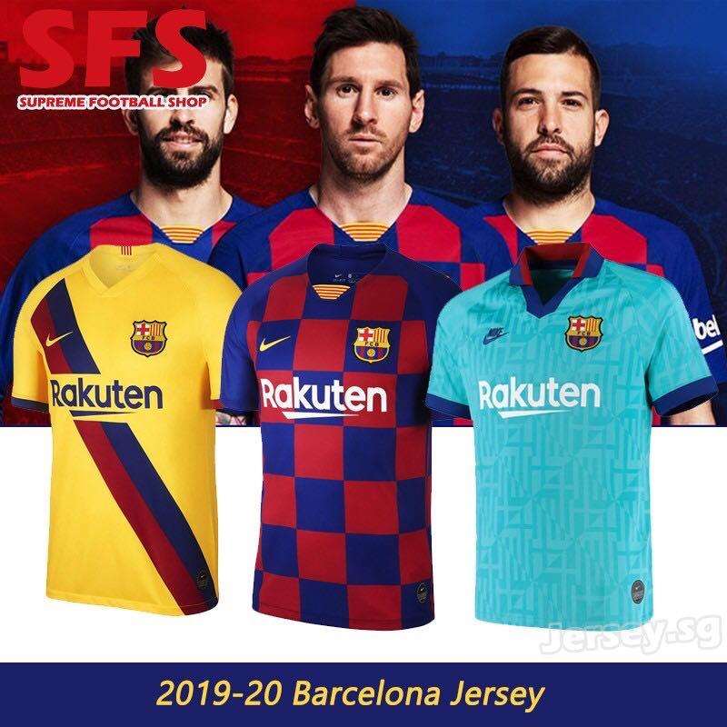 Barcelona Jersey 19 20 Sports Sports Apparel On Carousell