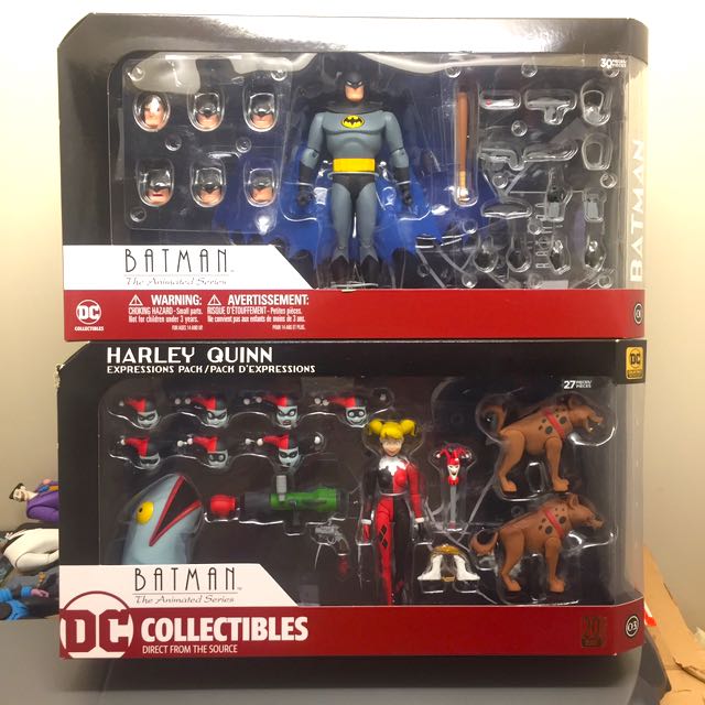Batman The Animated Series - Batman and Harley Quinn Expression Pack,  Hobbies & Toys, Toys & Games on Carousell