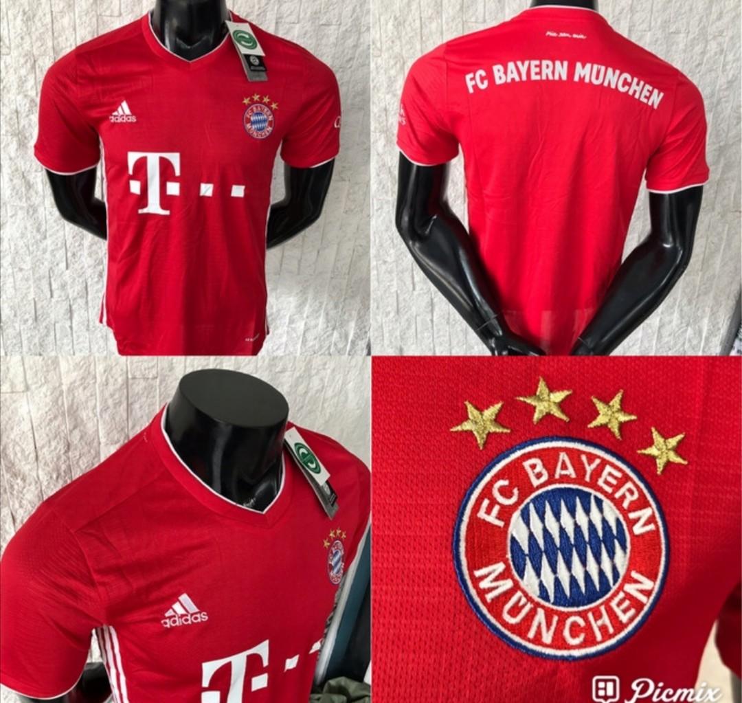 Bayern Munich Home 20 21 Jersey Sports Sports Apparel On Carousell